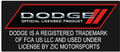 Dodge Scat Pack Emblem Die-Cut Vinyl Decal