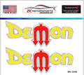 1972 Dodge Vintage Demon Emblem Die-Cut Vinyl Decal