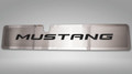 8MUSTANG GT/ECOBOOST - RADIATOR COVER VANITY PLATE 'MUSTANG' | BRUSHED, CHOOSE COLOR