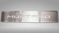 17MUSTANG GT/ECOBOOST - RADIATOR COVER VANITY PLATE 'MUSTANG' | BRUSHED, CHOOSE COLOR