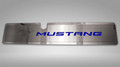 2015-2017 MUSTANG GT- RADIATOR 13COVER VANITY PLATE 'PONY & MUSTANG' | BRUSHED, CHOOSE COLOR