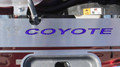 132015-2017 MUSTANG GT - RADIATOR COVER VANITY PLATE W/ETCHED LOGO & COYOTE LETTERING | BRUSHED, CHOOSE COLOR