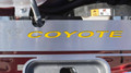 92015-2017 MUSTANG GT - RADIATOR COVER VANITY PLATE W/ETCHED LOGO & COYOTE LETTERING | BRUSHED, CHOOSE COLOR