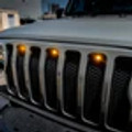 ORACLE LIGHTING Pre-Runner Style LED Grill Light Kit for Jeep Wrangler JL amber