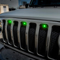 ORACLE LIGHTING Pre-Runner Style LED Grill Light Kit for Jeep Wrangler JL green