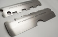 2 2011-2017 MUSTANG GT - POWERED BY FORD ETCHED FUEL RAIL COVERS | STAINLESS STEEL, CHOOSE FINISH | Brushed