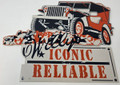 Jeep Willy's Iconic Steel Sign