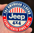 Jeep The American Legend Steel Magnet