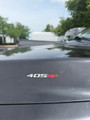 405HP  Vinyl Decal - Silver and Red