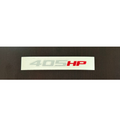 405HP  Vinyl Decal - Silver and Red