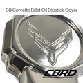 C8 Flags Corvette Billet Oil Dipstick Cover - Clear