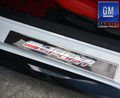 C7 Corvette - Light Up Grand Sport Replacement Door Sills 2pc - Carbon Fiber with Stainless Trim