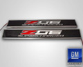 2014-2019 C7 Corvette - Light Up Z06 Supercharged Door Sills 2pc - Carbon Fiber with Stainless Trim