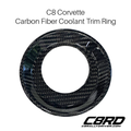 C8 Corvette Carbon Fiber Coolant Trim Ring