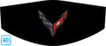 Carbon Flash Corvette Flags C8 Trunk Cover