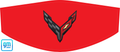 Carbon Flash Corvette Flags C8 Trunk Cover