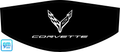 Mono-White Corvette Flags C8 Trunk Cover