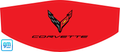 Black Corvette Flags C8 Trunk Cover