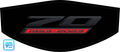2023 Corvette 70th Anniversary Logo Trunk Cover