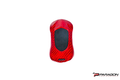 C8 Corvette Carbon Fiber Key Cover Car Shape Red