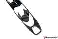 Z06 C8 Corvette Carbon Fiber Transmission Control Outer Trim