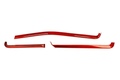 C8 Corvette Carbon Fiber Interior Trim - 3 Pc Kit - All Red
