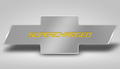 2010-2015 CAMARO - HOOD BADGE SUPERCHARGED STYLE FOR FACTORY PAD | STAINLESS STEEL, Yellow CF