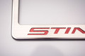 2014-2019 Custom Corvette C7 Stingray - License Plate Frame with "Stingray" Lettering 2014-2019 Custom Corvette C7 Stingray - License Plate Frame with "Stingray" Lettering