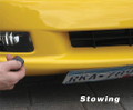2005-2013 Corvette C6 Z06 Grand Sport Powered Show N Go Front License Plate Bracket