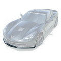 Corvette C7 Stingray Five1 Front Lip Spoiler with Deflectors