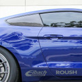 2015 - 2017 FORD MUSTANG CARBON FIBER TYPE-FLAT SIDE WINDOW LOUVERS