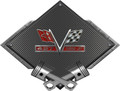 Chevy 427 Turbo Jet Steel Black Diamond Cross Pistons Sign