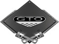 Pontiac GTO Emblem Black Diamond Cross Pistons Steel Sign