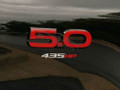 Mustang 435HP Vinyl Decal Silver and Red (mus-435hp-sr)