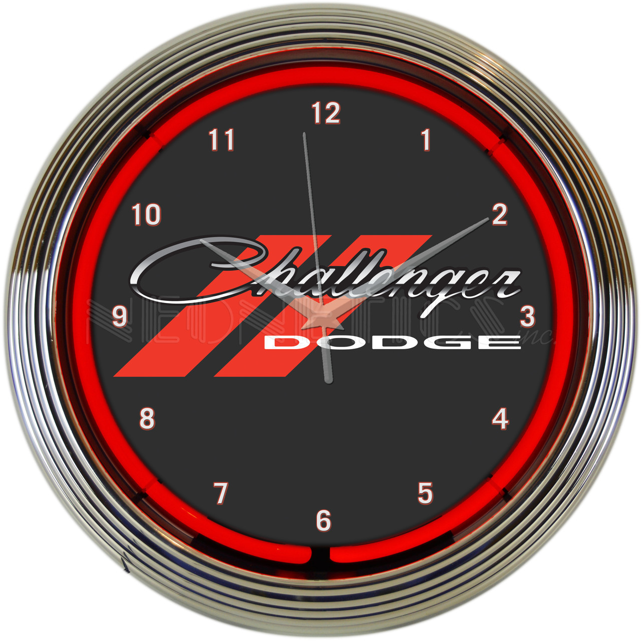 Neonetics Dodge Challenger Neon Clock - Thumbnail 4