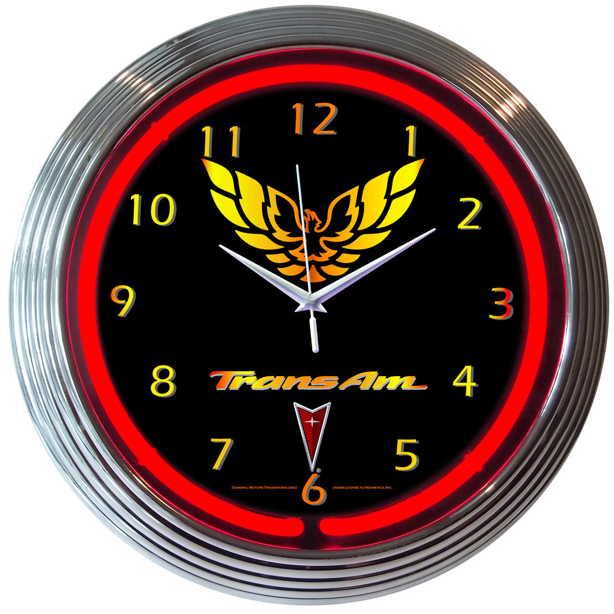 Neonetics Trans Am Neon Clock - Thumbnail 2