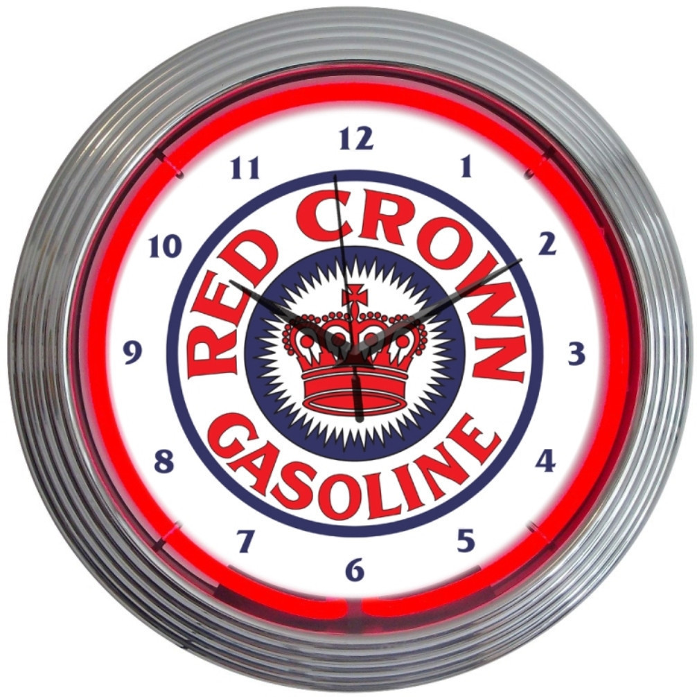 Neonetics Crown Gasoline Neon Clock - Thumbnail 2