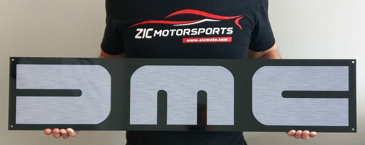 DeLorean DMC Grille Logo Steel Garage Sign