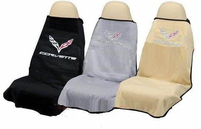 Corvette C7 Seat Towel Cover Protection By Seat Armour - Red - Foto 3