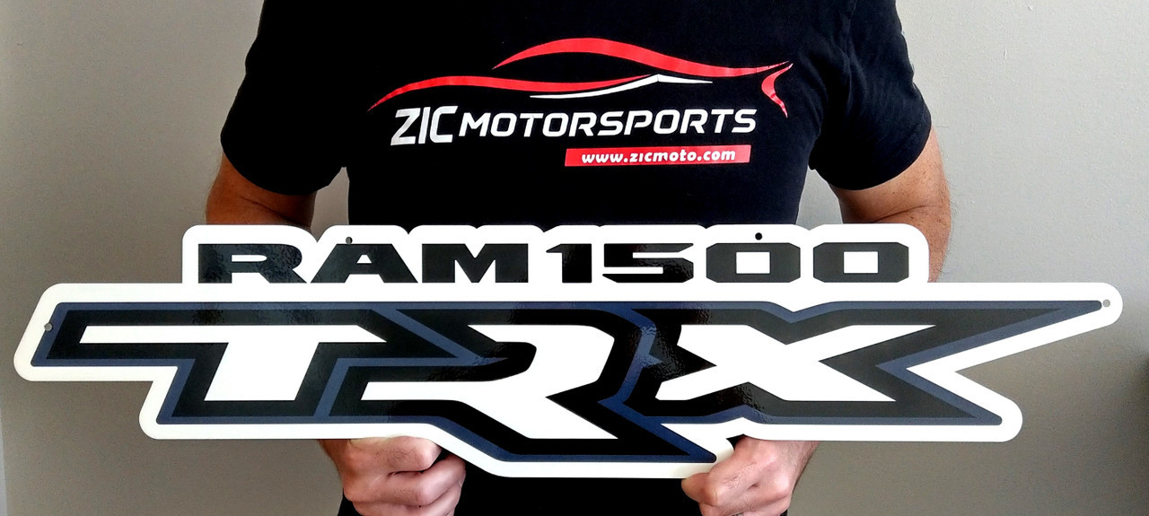 RAM TRX Trunk Emblem Steel Sign