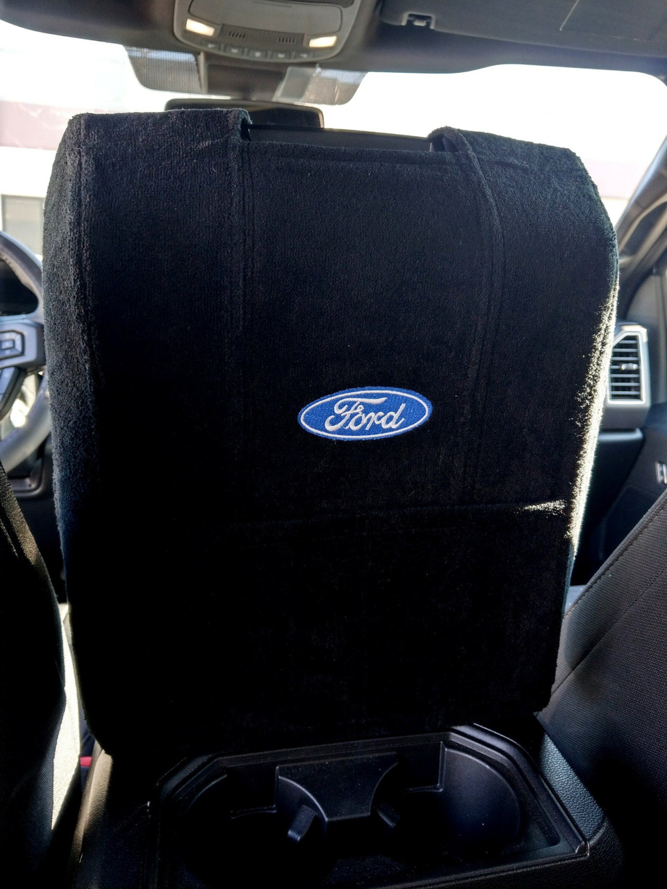 GXARTS Leather Center Console Armrest Cover Cushion Pad