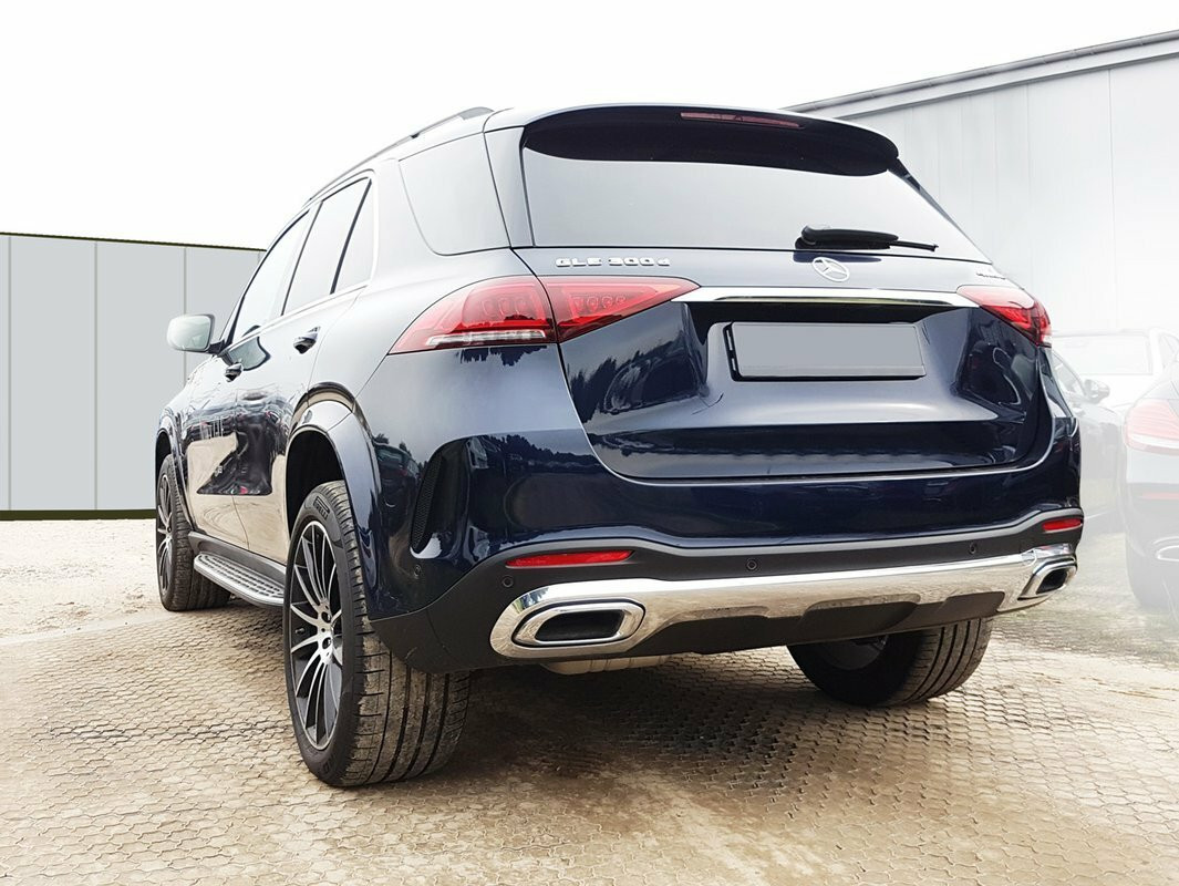 2020-2023 Mercedes GLE - Stainless Steel Rear Bumper Protector