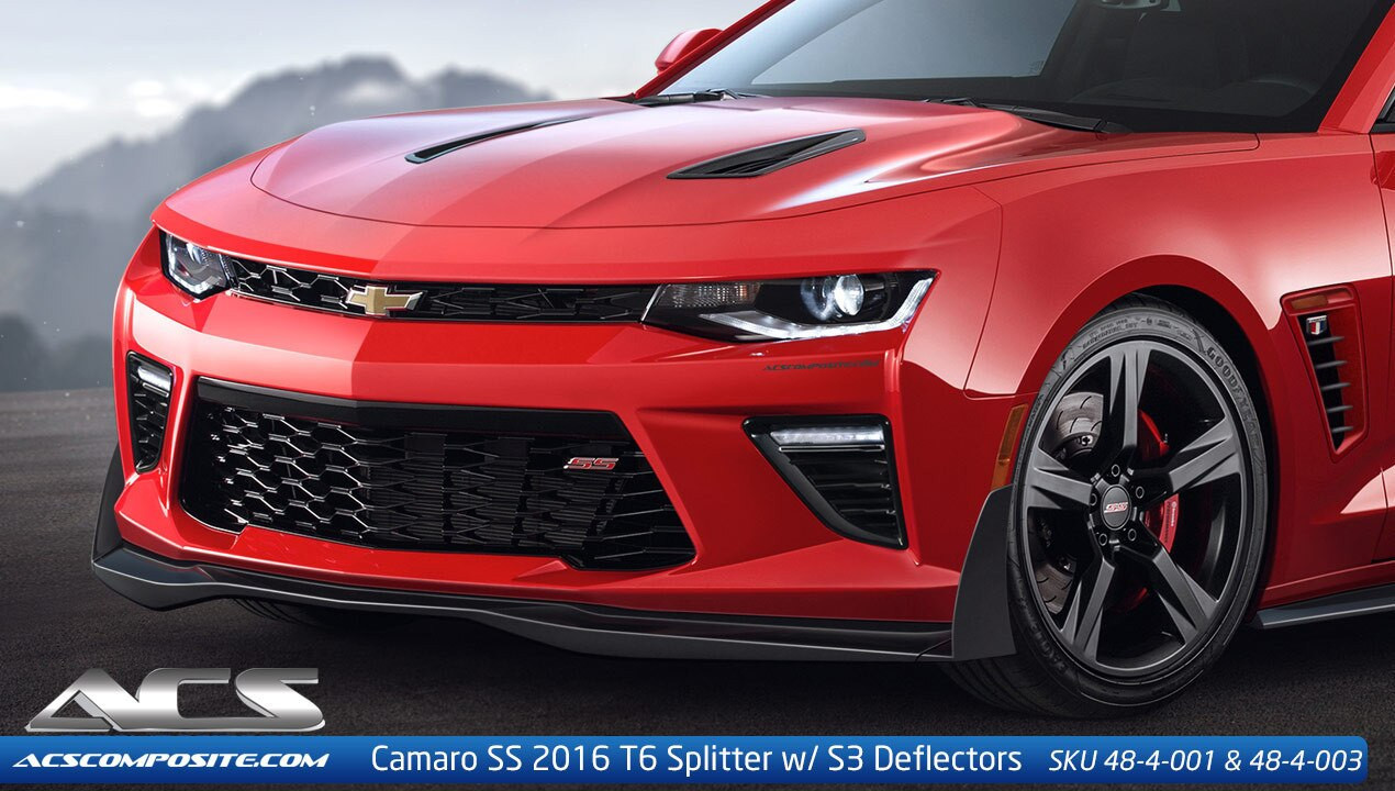 2016 Camaro SS Gen6 SS ACST6 Splitter