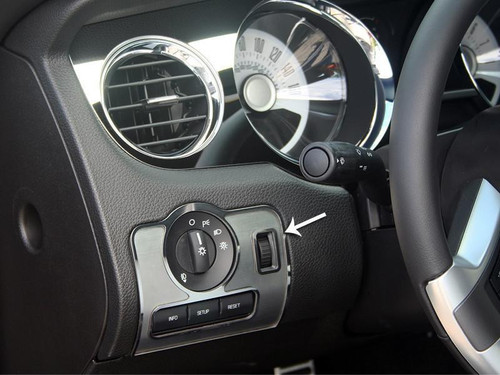 2010-2014 Mustang - Dashboard Headlight Switch Trim Plate