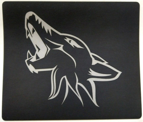 2020-2023 Mustang Sun Visor Warning Label Coyote Blackout Decals - Silver Coyote