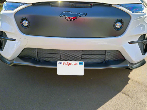 2025 Ford Mustang MACH-E RALLY Removable Front License Plate Bracket 2025 Ford Mustang MACH-E RALLY Removable Front License Plate Bracket