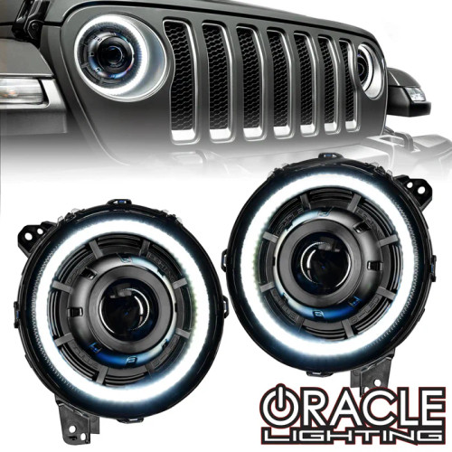 ORACLE LIGHTING OCULUS B-LED Projector Headlights for Jeep Wrangler JL and Gladiator JT ORACLE LIGHTING OCULUS B-LED Projector Headlights for Jeep Wrangler JL and Gladiator JT