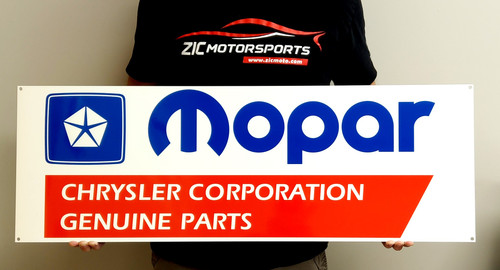MOPAR 1985-1990 Vintage Garage Steel Sign