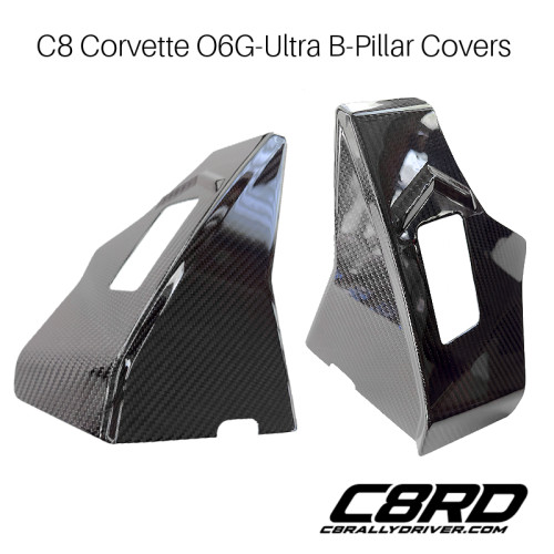 C8 Corvette O6G-Ultra B-Pillar Covers
