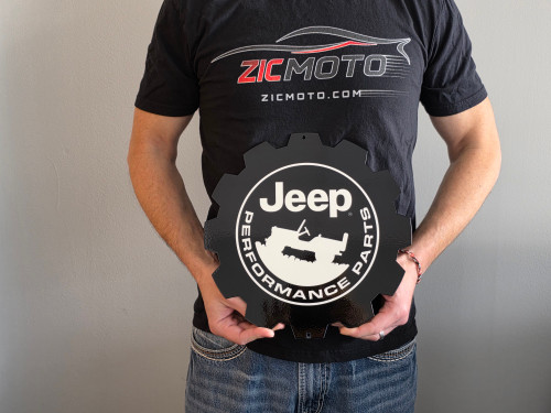 Jeep Performance Parts Garage Steel Sign